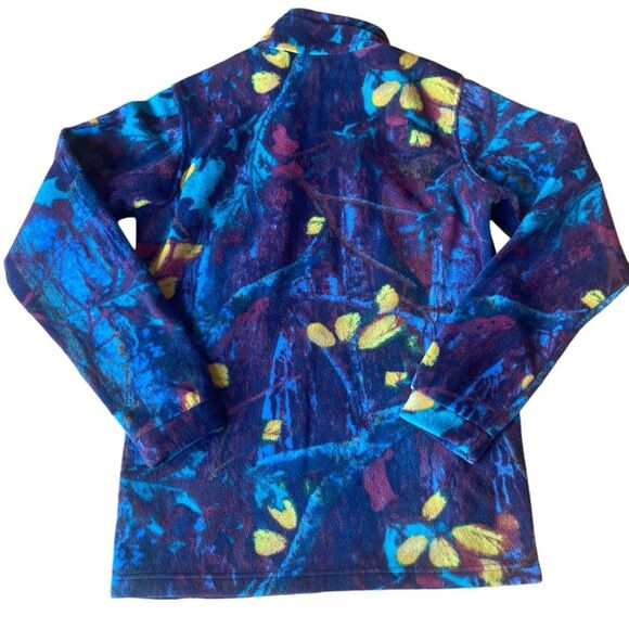 Columbia Zing Lii Fleece Jacket Youth Boys Size XL Collegiate Navy Timberwolf - Picture 2 of 10